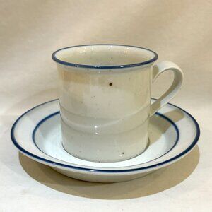 Dansk Denmark Blue Mist Mug Cup & Saucer Set Designed by Niels Refsgaard EUC